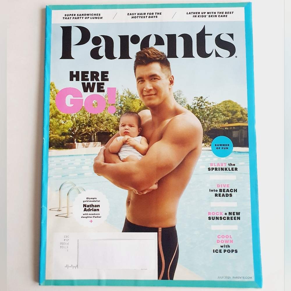 Parents Magazine July, 2021 - Olympic Gold Medalist Nathan Adrian